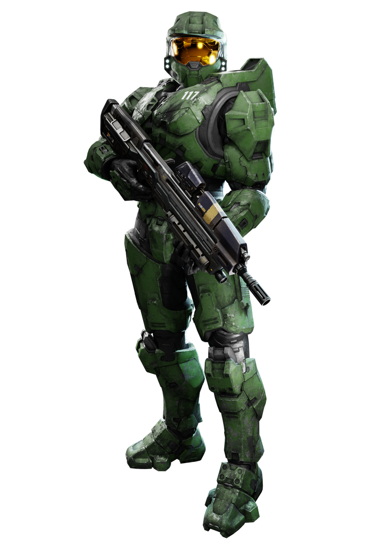 Master Chief Halo Infinite with Halo 4 render pose by RuVKun on DeviantArt.