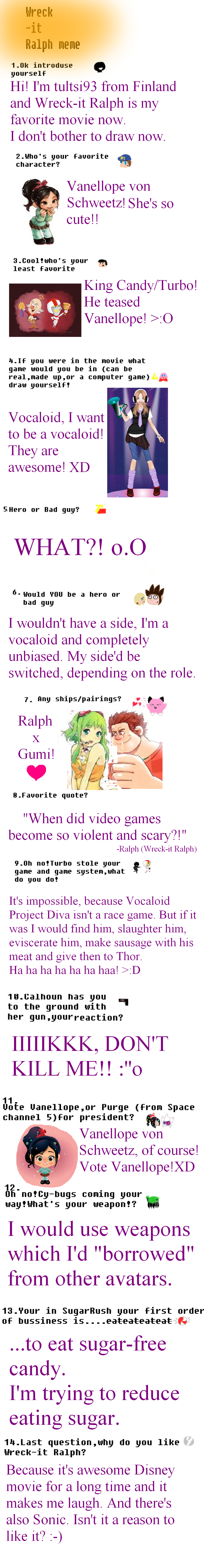 Wreck-it Ralph meme with Tultsi93 style!