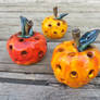 Ceramic candlestick - Autumn Apples