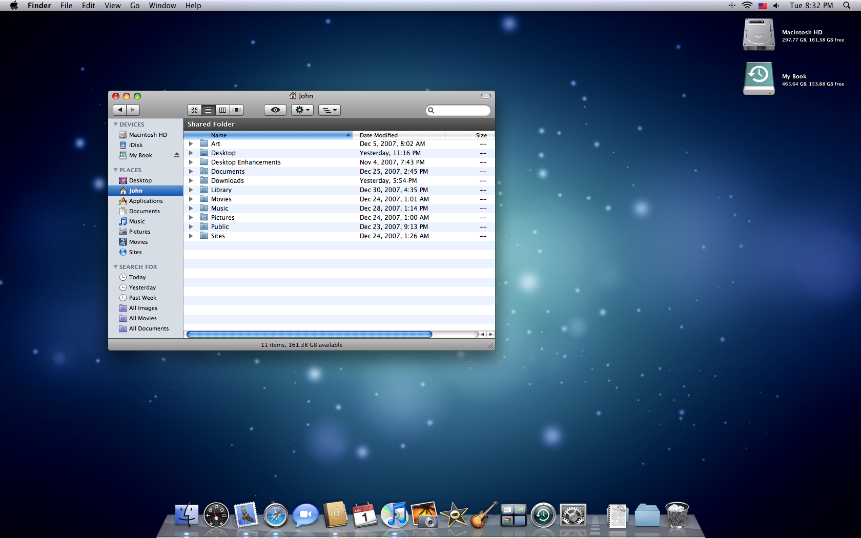 iMac January Screenshot