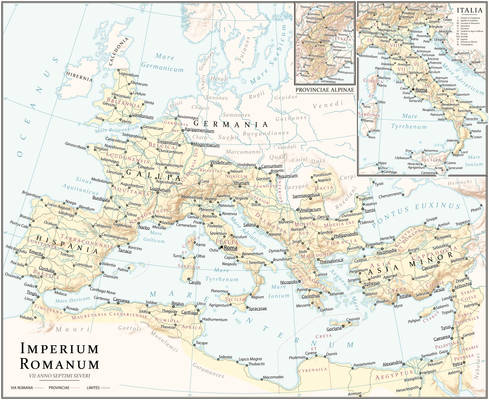 The Roman Empire in 200 AD