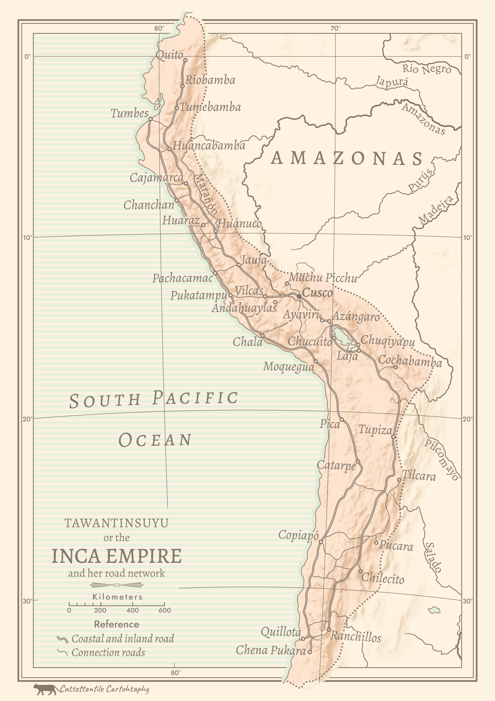 Complex Road System Inca The Inca Road Network by Cattette on DeviantArt