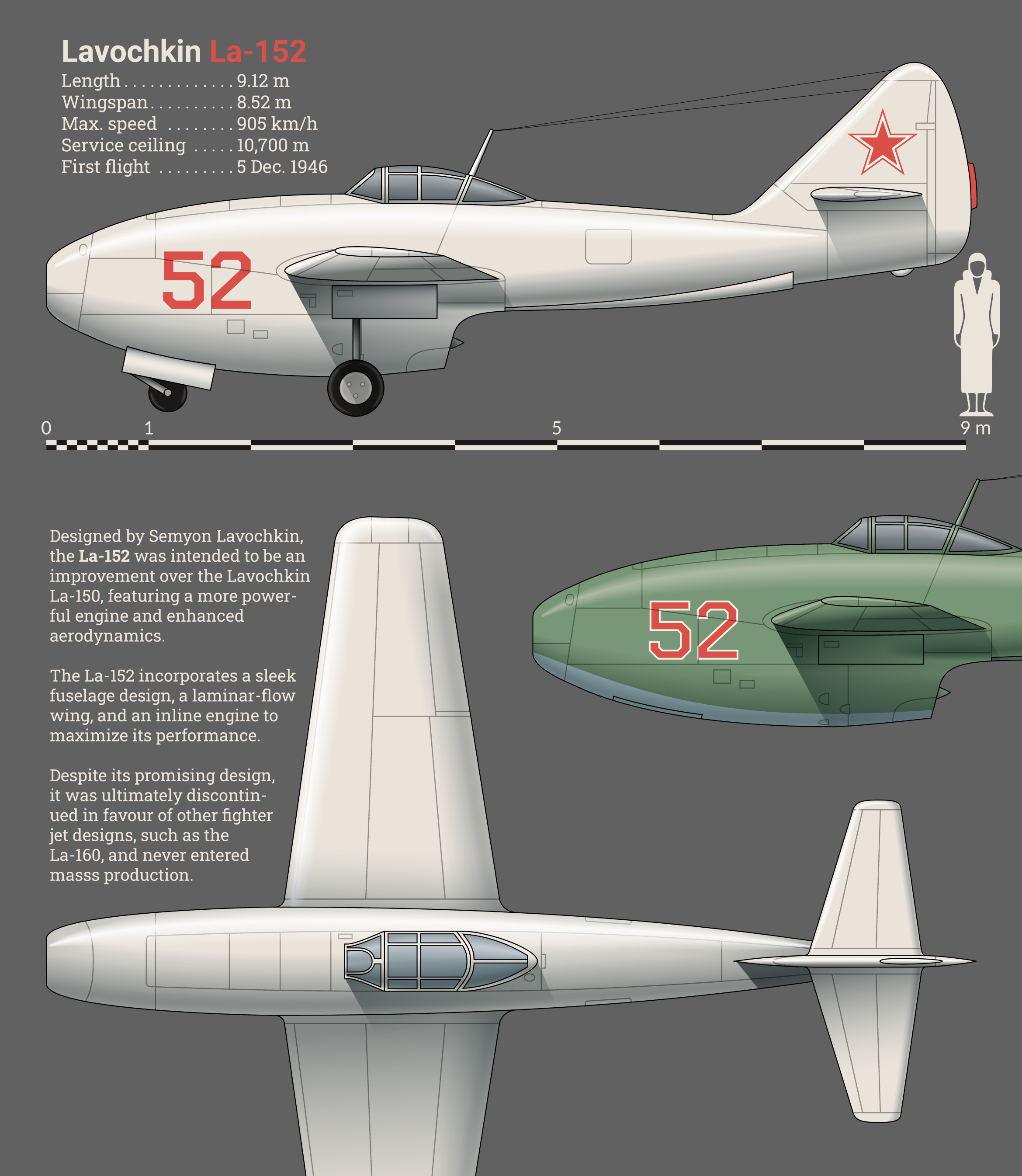 Lavochkin La152 by Cattette on DeviantArt