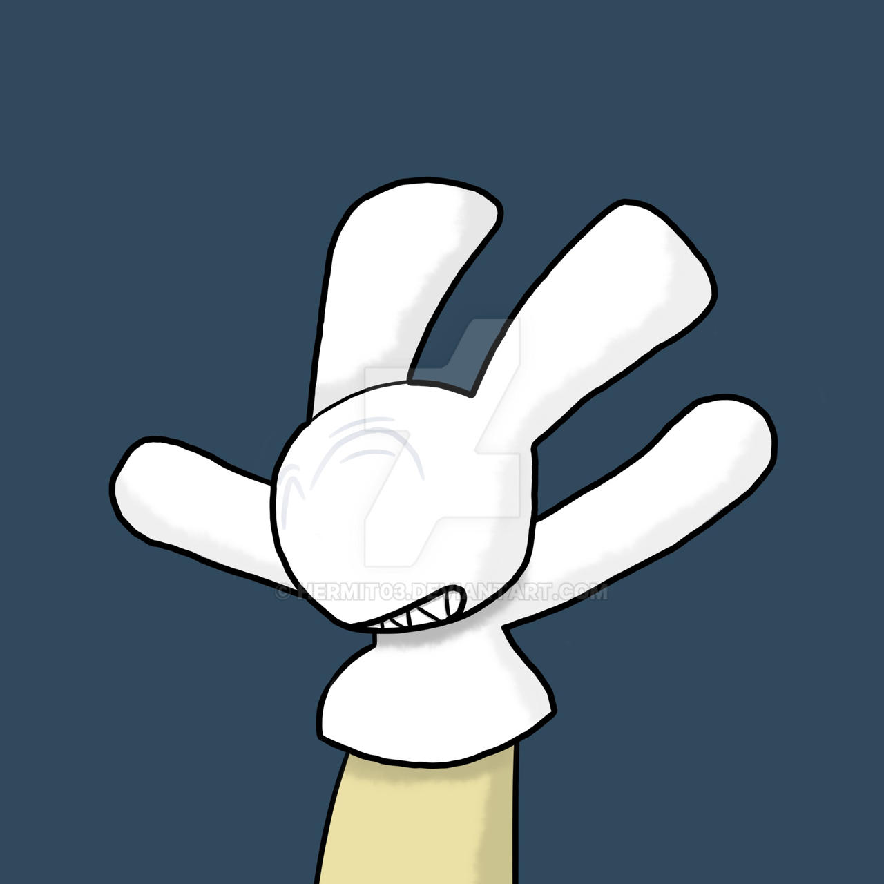 Oswald the Destructive Rabbit Hand Puppet by Hermit03 on DeviantArt