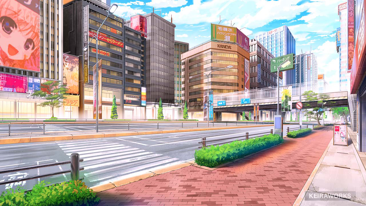 Tokyo - Japan street by keira-ean on DeviantArt Tokyo - Japan street by keira-ean on DeviantArt