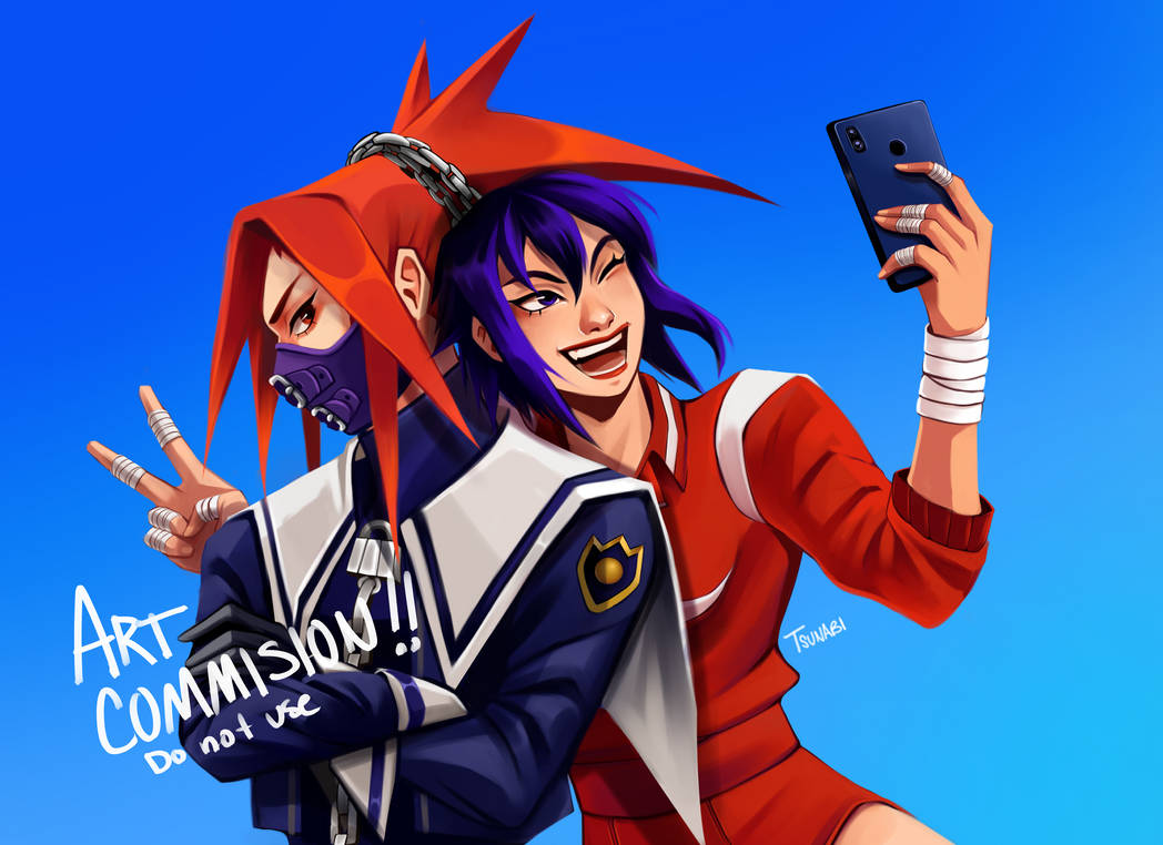 Zaki And Natsu Rival Schools Art Commission by TsunabiArt on DeviantArt