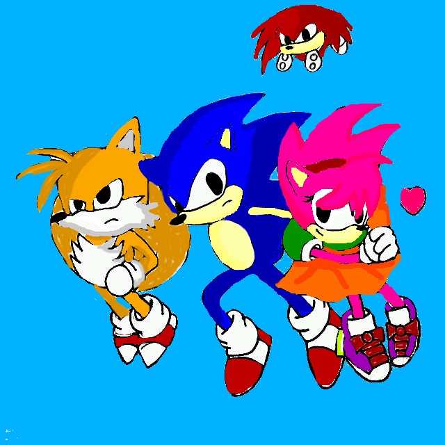 Sonic CD wallpaper idea