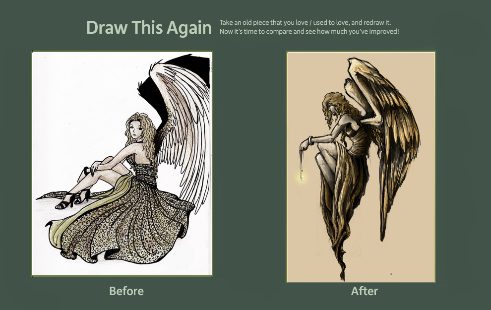 Prom Angel-Draw Again Challenge