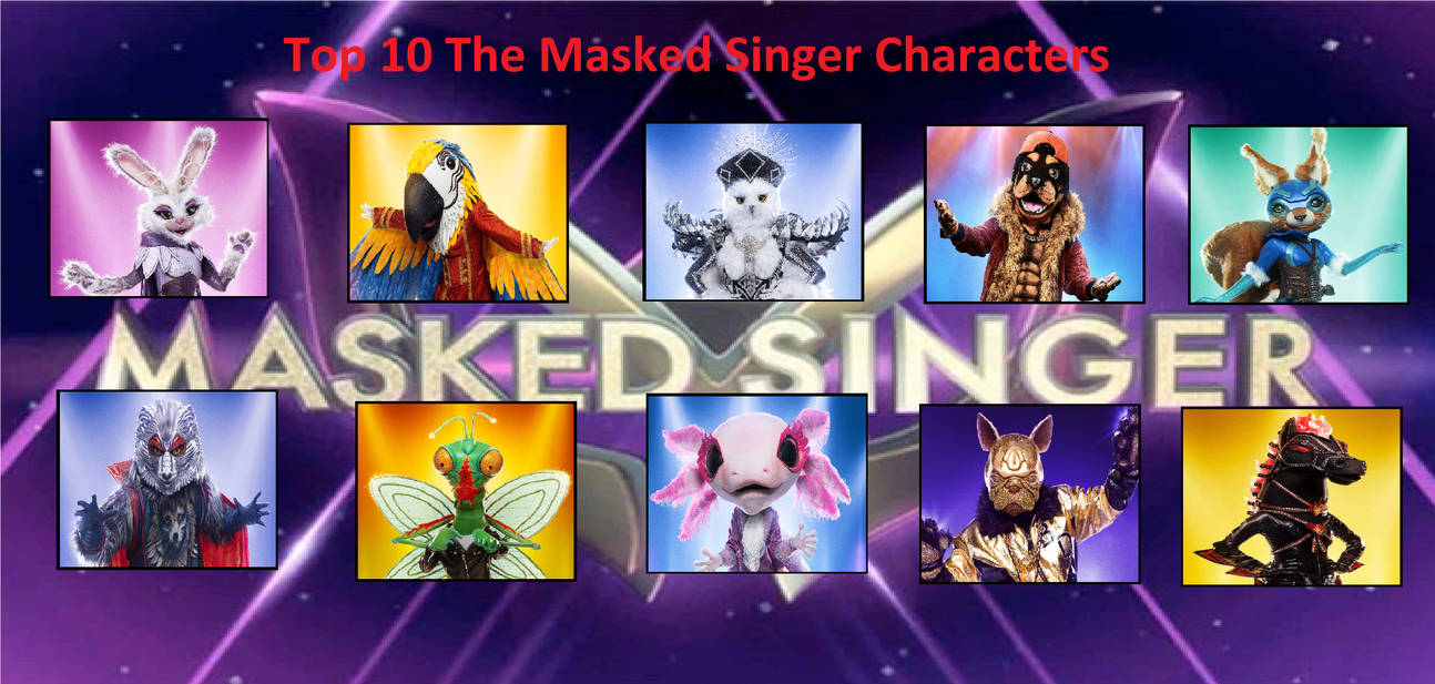 My Top 10 The Masked Singer Characters? by AdelineTheSkunk on DeviantArt