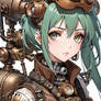 Green-haired Steampunk Girl