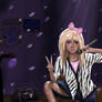 Sunny at Karaoke