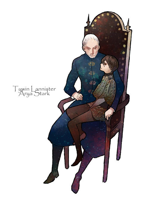 Tywin and Arya by gtako on DeviantArt
