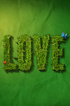 Grass Typography