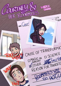 Courtney and her roomies Cover