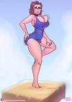 The Perfect Blue Swimsuit (mid-tf) by notzackforwork