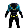 Black Lightning Suit Transparent
