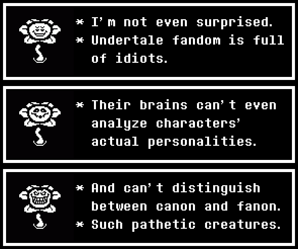 Undertale Load Message Flowey and his messages to Undertale fandom by TheRandomUnknownUser on ...