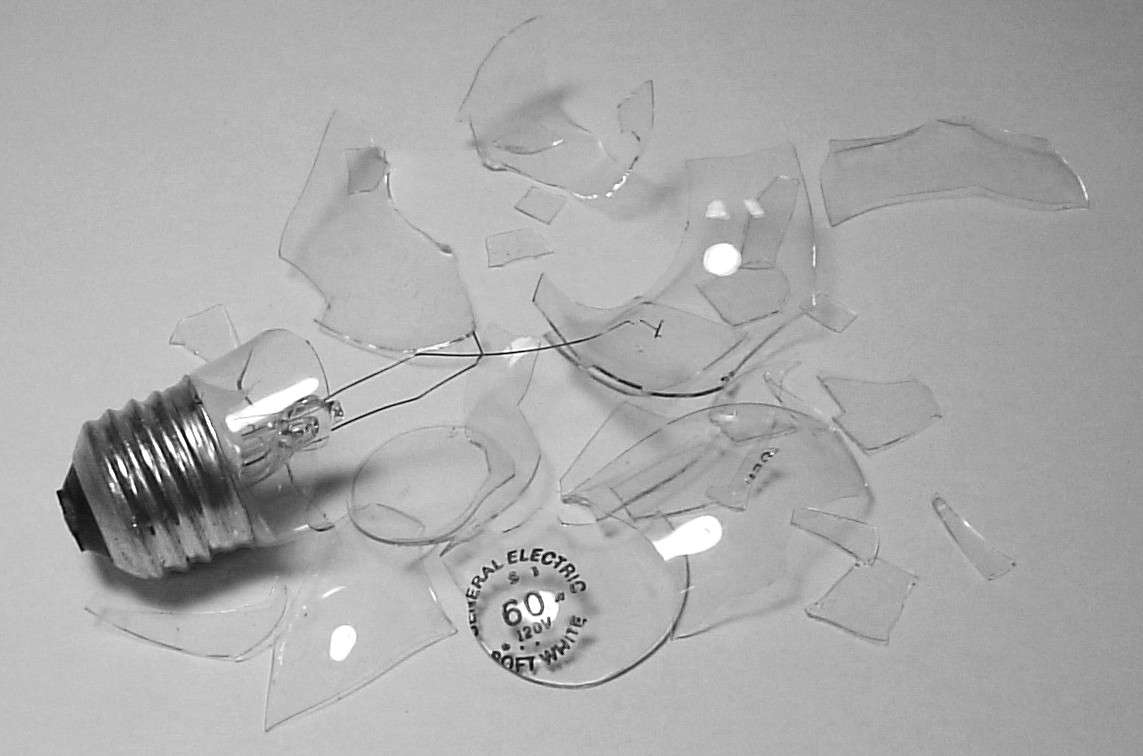 Broken Light Bulb 2