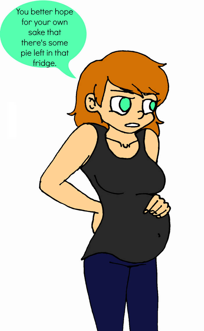 Grumpy Pregnant by CoffeeOtter on DeviantArt