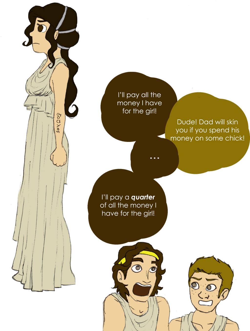 Ancient Greek Au By Coffeeotter On Deviantart