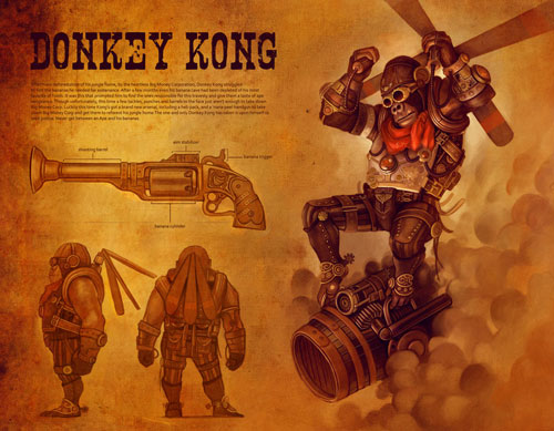 Steam Punked Donkey Kong