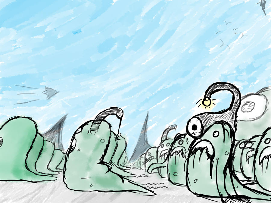 monster walk by Aliaon on DeviantArt