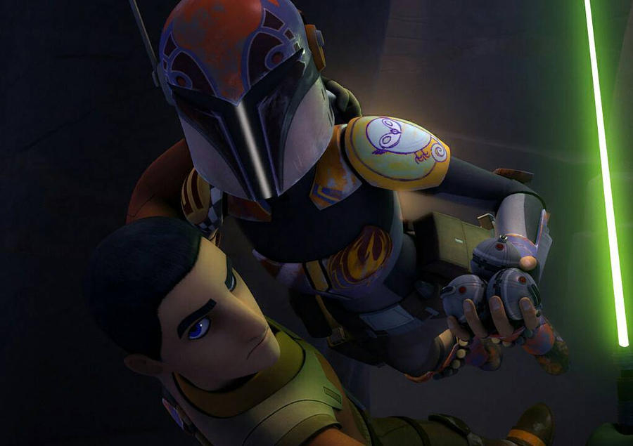 Sabine Wren And Ezra Bridger By Terrarenton22 On Deviantart 