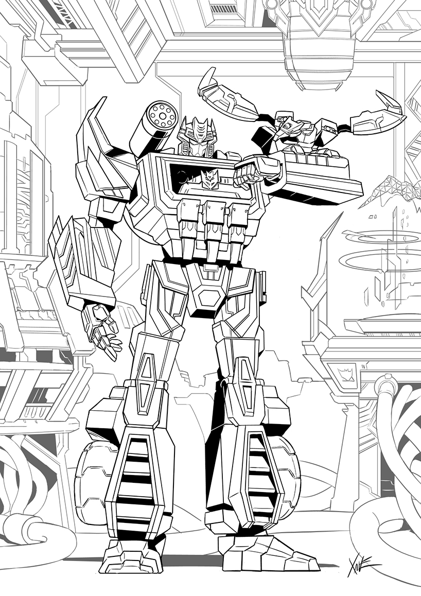 Soundwave Telecoms Room LINEART