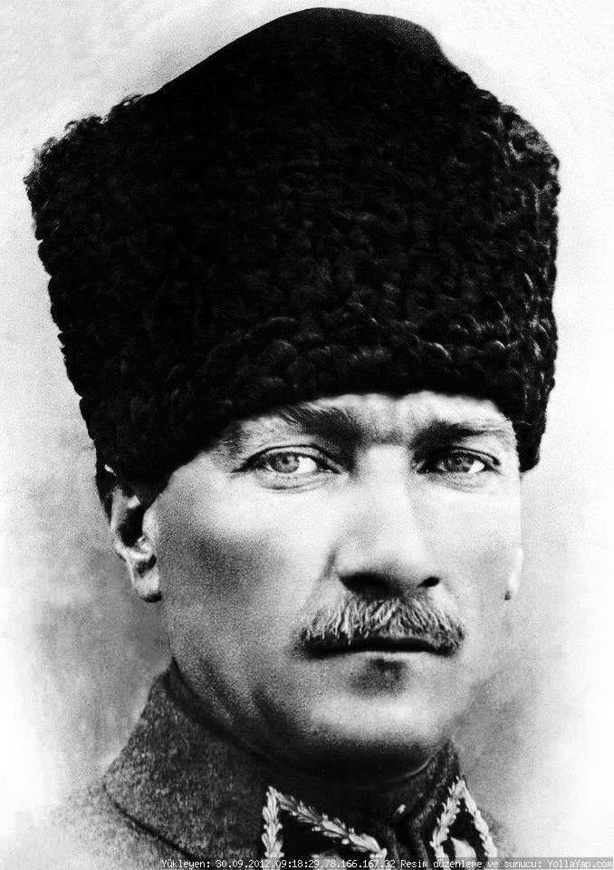 kalpakli ataturk fotografi 2016 ataturk