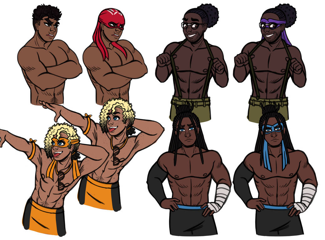 Human Bayverse Turtles by MermMarie on DeviantArt