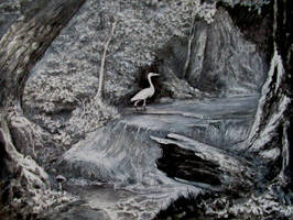 Landscape With Egret