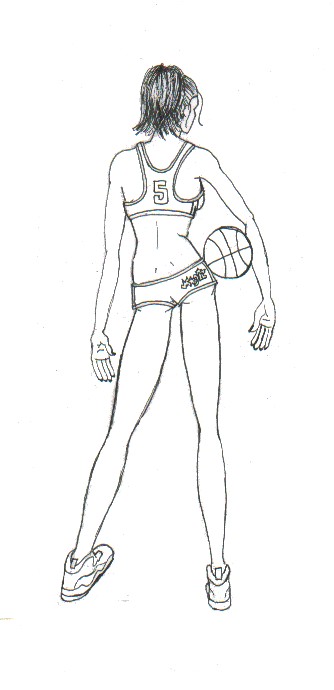 bball girl 2 -ink