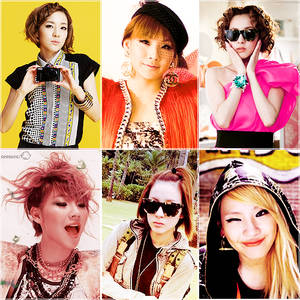 2NE1 - Dara, CL