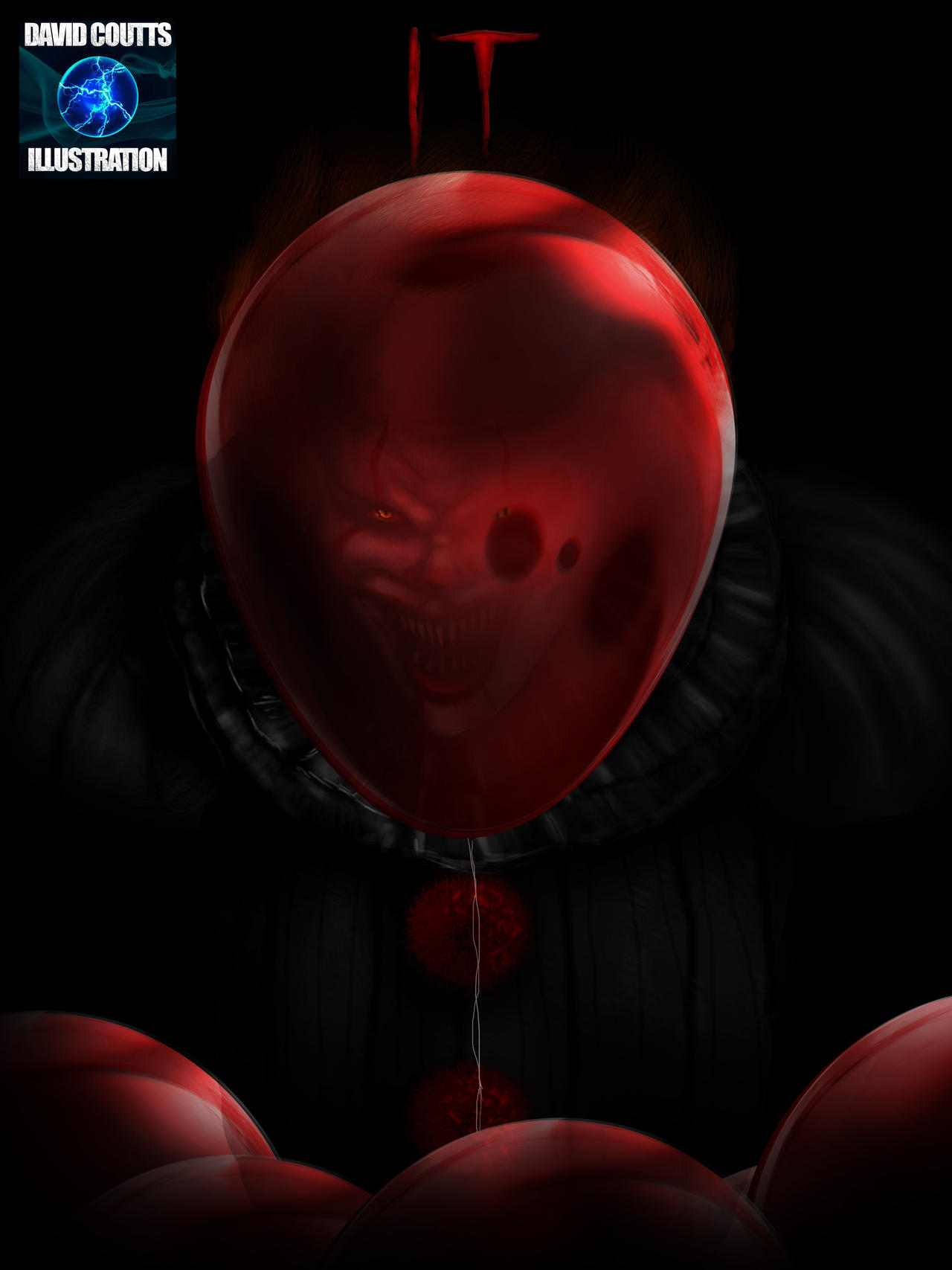 Pennywise Red Balloon IT By TheCouttsArt On DeviantArt pennywise-red-balloon-it-by-thecouttsart-on-deviantart