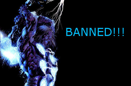 Thor says your banned