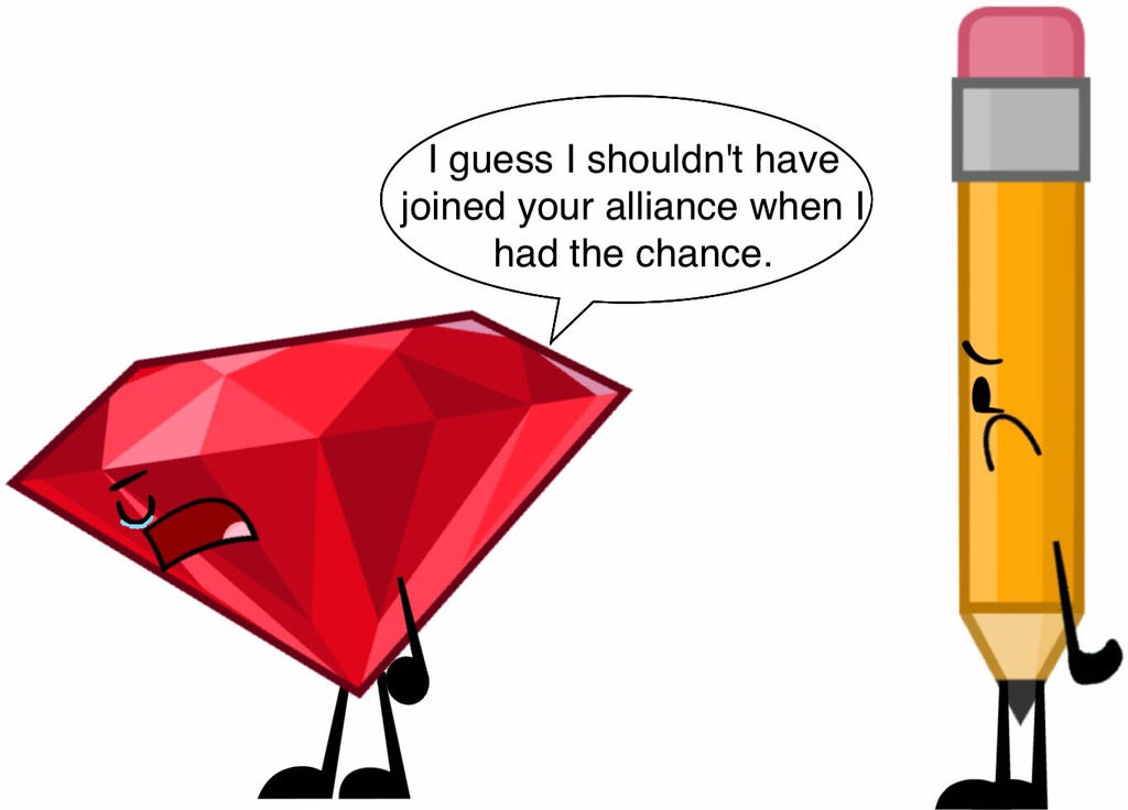 Ruby had enough of Pencil's actions by SpecJects on DeviantArt