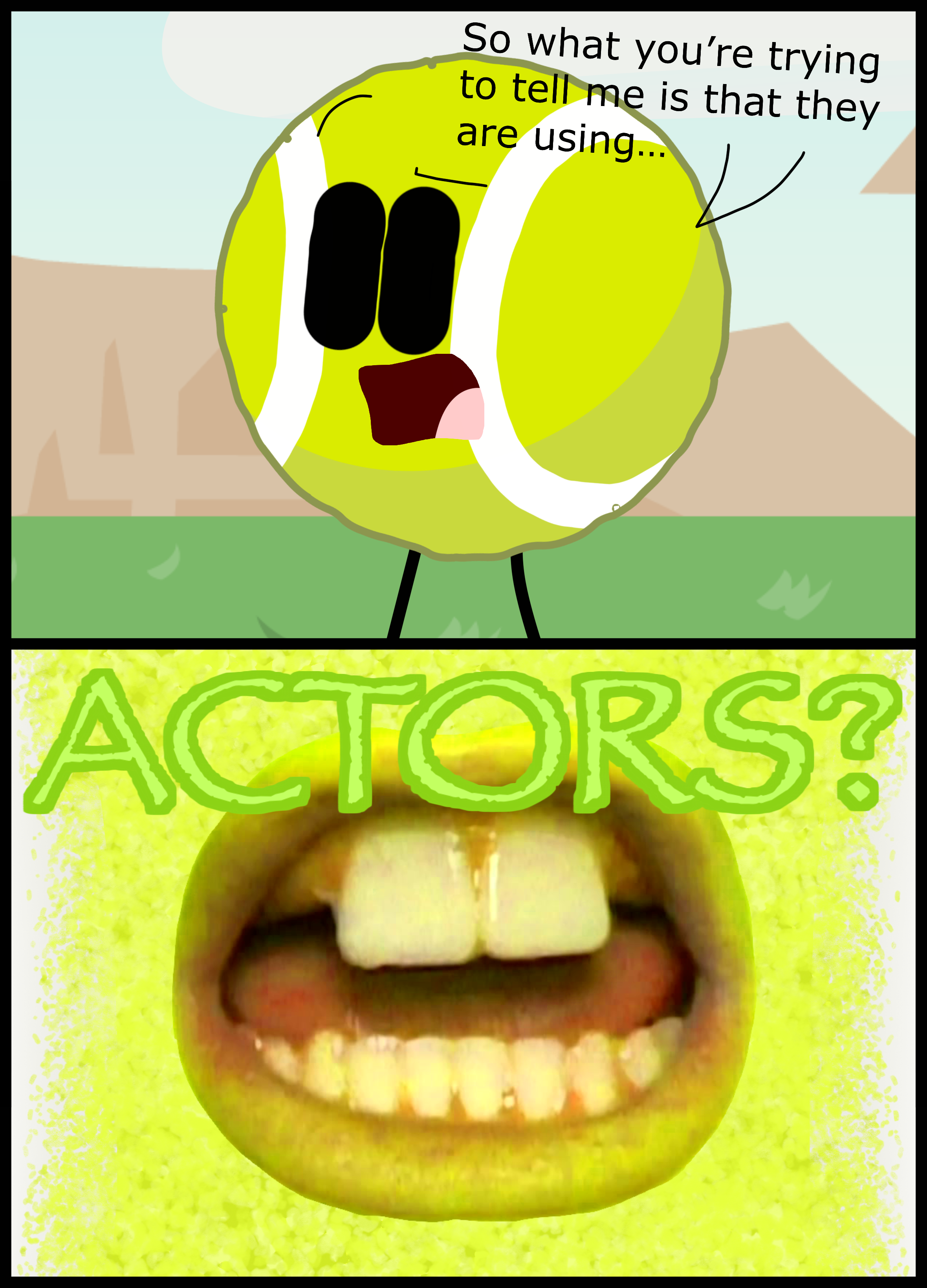 Tennis sales ball mouth