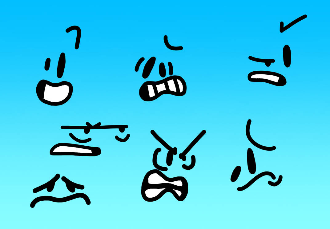 Smiling Bfb Model Cartoony BFB Face Expression Test by SpecJects on DeviantArt