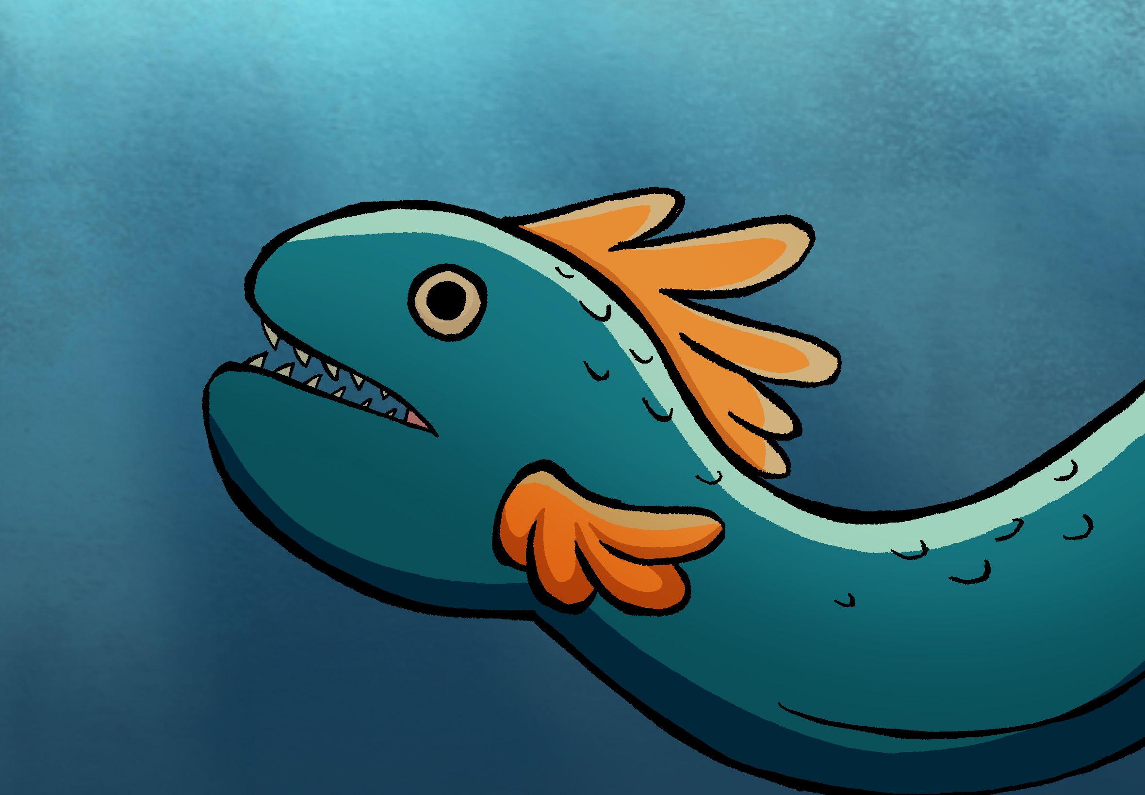 Fish Demon Character A New Species Of Fish Monster by SpecJects on DeviantArt