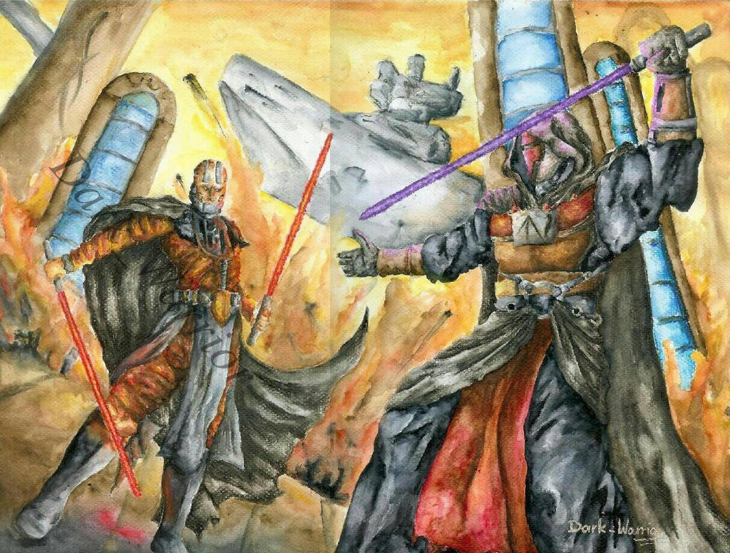 KOTOR Revan Vs Malak By DarkWarrior art On DeviantArt kotor-revan-vs-malak-by-darkwarrior-art-on-deviantart