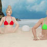 Dead or Alive girls in Beach Quicksand
