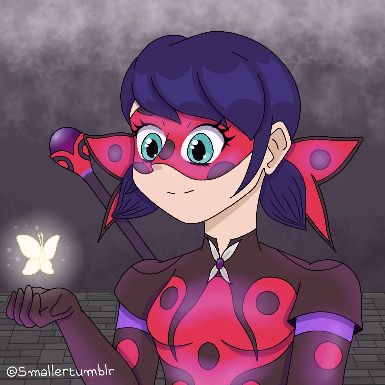 Fanart Ladyfly fusion Miraculous World: Paris by SmallerTumblrYT