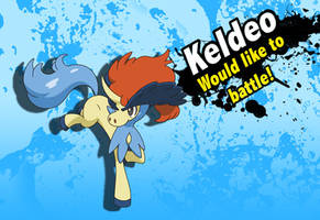 Keldeo would like to battle! (Smash Card)