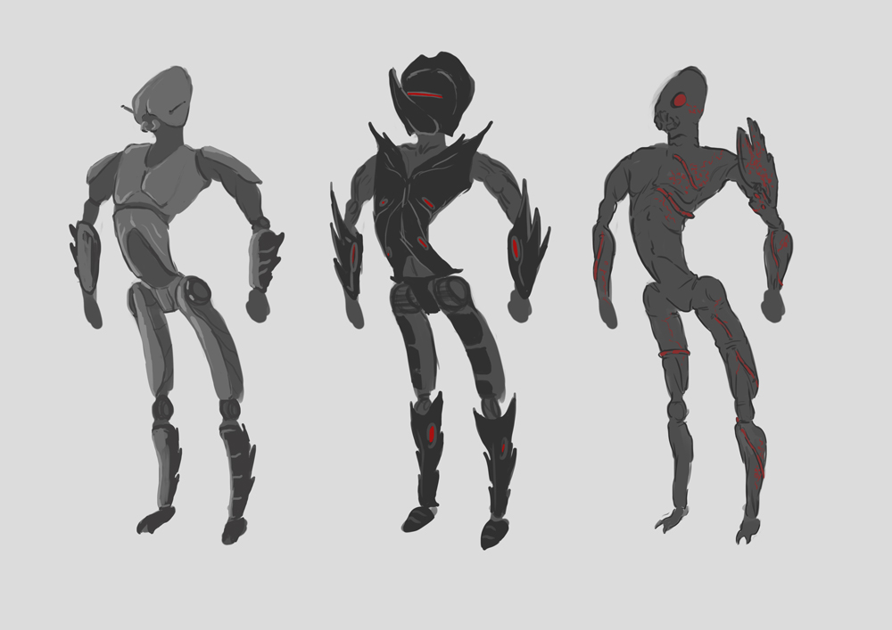 Bug Alien Early Concepts