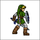 Link standing sprite by xtremeexe on DeviantArt