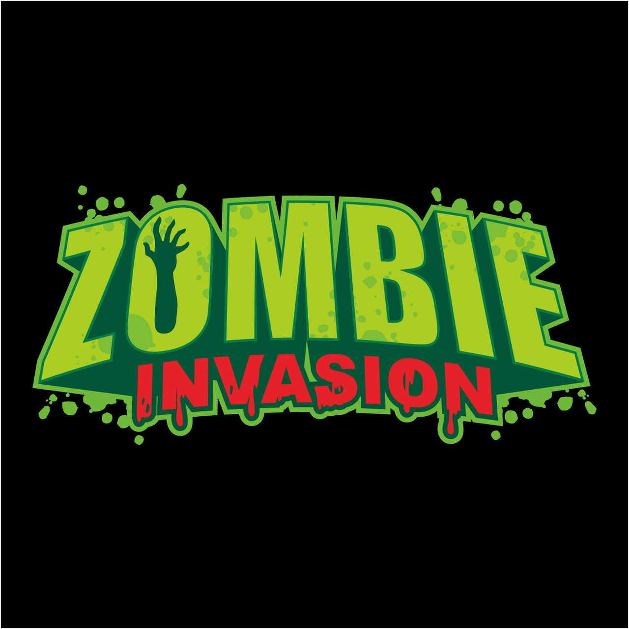 Zombie Invasion Logo by Vablest on DeviantArt