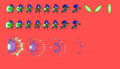 Custom Sprite - Majin Sonic by BluefireProduction on DeviantArt