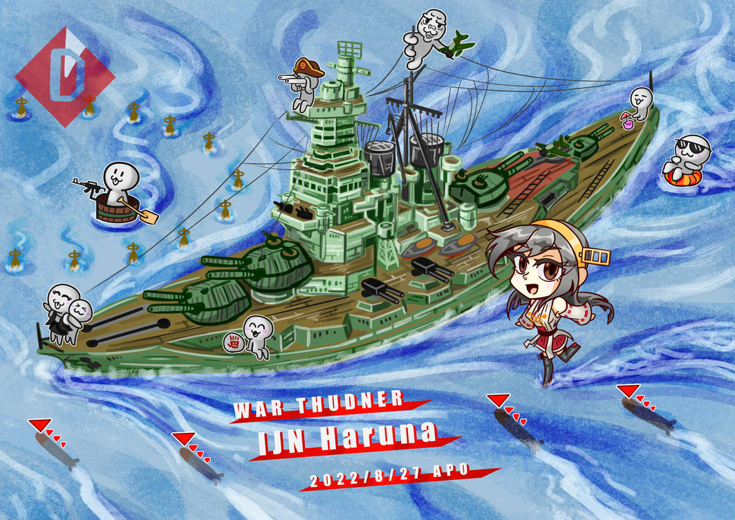 Ijn Deviantart IJN HARUNA by A47168218 on DeviantArt