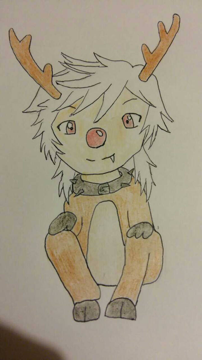 Chibi Pluto rudolph (Black Butler) by Zeldafan3D1 on DeviantArt