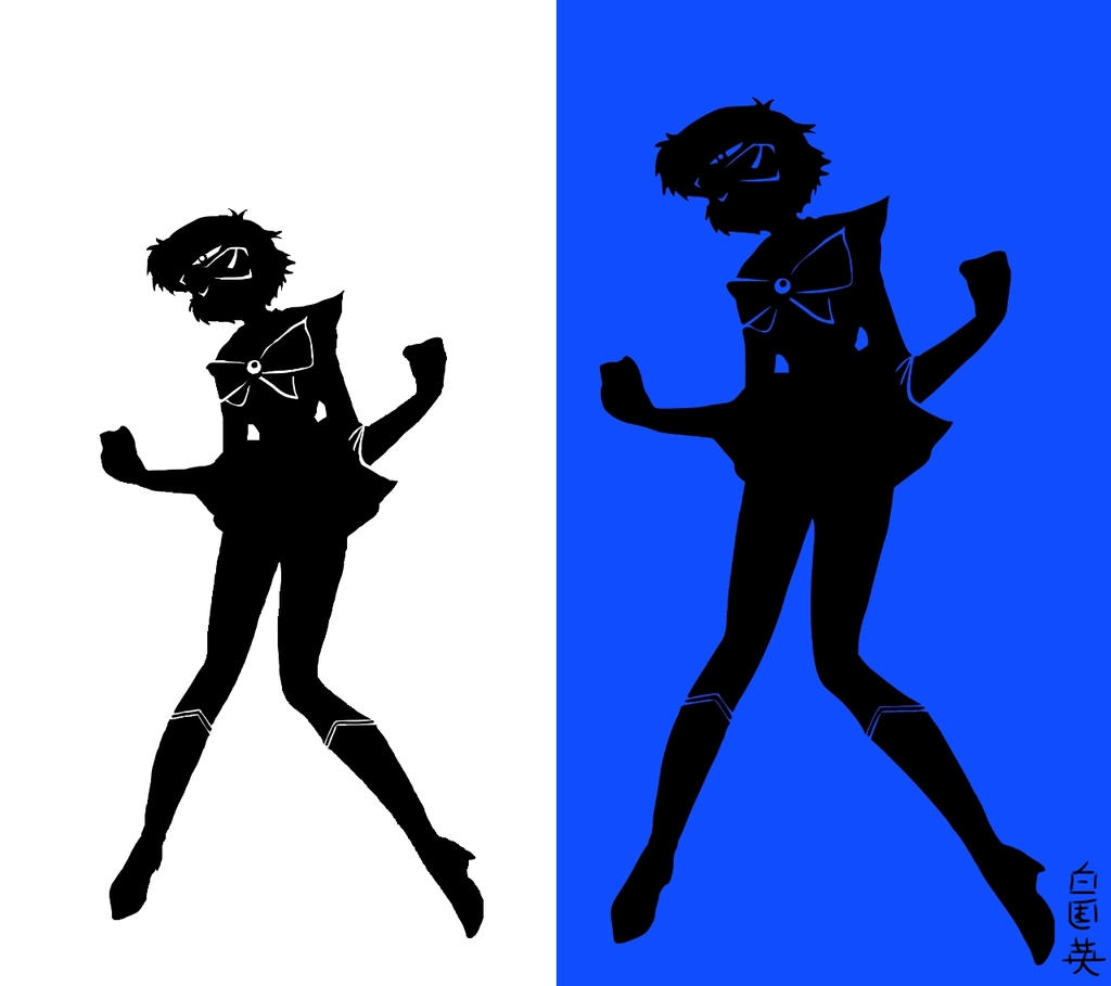 Sailor Mercury Silhouette